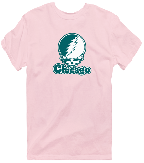 Chicago Stealie Premium Unisex T-Shirt — Design: Chicago State University — Light Pink
