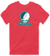 Chicago Stealie Premium Unisex T-Shirt — Design: Chicago State University — Heather Red