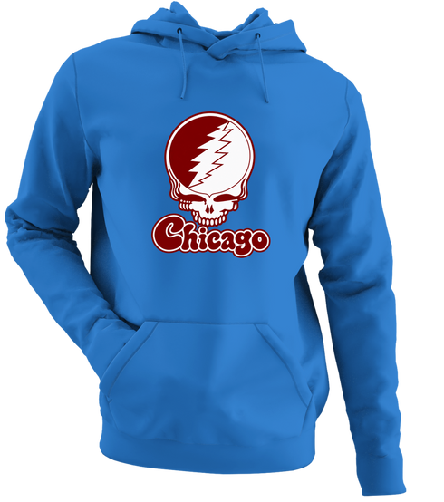 Chicago Stealie Premium Unisex Hoodie — Design: Chicago University of — Heather Royal