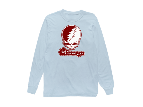 Chicago Stealie Premium Unisex Long-Sleeve — Design: Chicago University of — Chambray