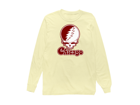 Chicago Stealie Premium Unisex Long-Sleeve — Design: Chicago University of — Butter