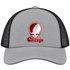 Chicago Stealie Premium Unisex Trucker Cap — Design: Chicago University of — Heather Grey/Black