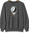 Chicago Baseball Stealie Grateful Dead Crewneck — Chicago White Sox — Dark Heather