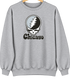 Chicago Baseball Stealie Grateful Dead Crewneck — Chicago White Sox — Sport Grey
