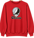 Chicago Baseball Stealie Grateful Dead Crewneck — Chicago White Sox — Red