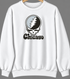 Chicago Baseball Stealie Grateful Dead Crewneck — Chicago White Sox — White