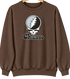 Chicago Baseball Stealie Grateful Dead Crewneck — Chicago White Sox — Brown