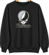 Chicago Baseball Stealie Grateful Dead Crewneck — Chicago White Sox — Black