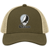 Chicago Baseball Stealie Grateful Dead Trucker Cap — Chicago White Sox — Moss/Khaki