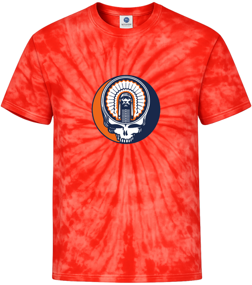 Chief Illiniwek Stealie Tie-Dye T-Shirt