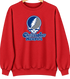 Christopher Newport Stealie Premium Unisex Crewneck — Design: Christopher Newport University — Red