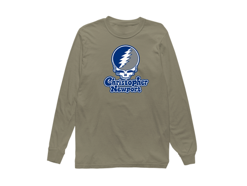 Christopher Newport Stealie Premium Unisex Long-Sleeve — Design: Christopher Newport University — Sandstone