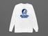 Christopher Newport Stealie Premium Unisex Long-Sleeve — Design: Christopher Newport University — White