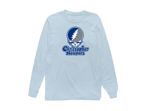Christopher Newport Stealie Premium Unisex Long-Sleeve — Design: Christopher Newport University — Chambray