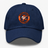 Cincinnati Football Dancing Bear Premium Dad Hat — Cincinnati Bengals — Navy