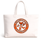 Cincinnati Football Dancing Bear Premium Tote Bag — Cincinnati Bengals — White