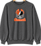 Cincinnati Helmet Stealie Premium Unisex Crewneck — Cincinnati Bengals — Dark Heather