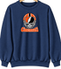 Cincinnati Helmet Stealie Premium Unisex Crewneck — Cincinnati Bengals — Navy