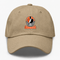 Cincinnati Helmet Stealie Premium Unisex Dad Hat — Cincinnati Bengals — Khaki
