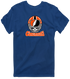Cincinnati Helmet Stealie Premium Unisex T-Shirt — Cincinnati Bengals — Navy
