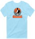 Cincinnati Helmet Stealie Premium Unisex T-Shirt — Cincinnati Bengals — Light Blue