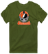 Cincinnati Helmet Stealie Premium Unisex T-Shirt — Cincinnati Bengals — Military Green