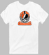 Cincinnati Helmet Stealie Premium Unisex T-Shirt — Cincinnati Bengals — White