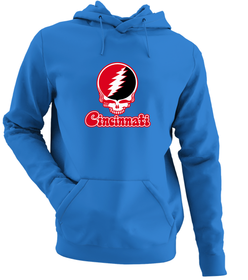Cincinnati Stealie Premium Unisex Hoodie — Design: Cincinnati University of — Heather Royal