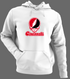 Cincinnati Stealie Premium Unisex Hoodie — Design: Cincinnati University of — White/Grey