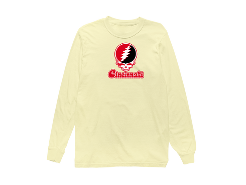 Cincinnati Stealie Premium Unisex Long-Sleeve — Design: Cincinnati University of — Butter