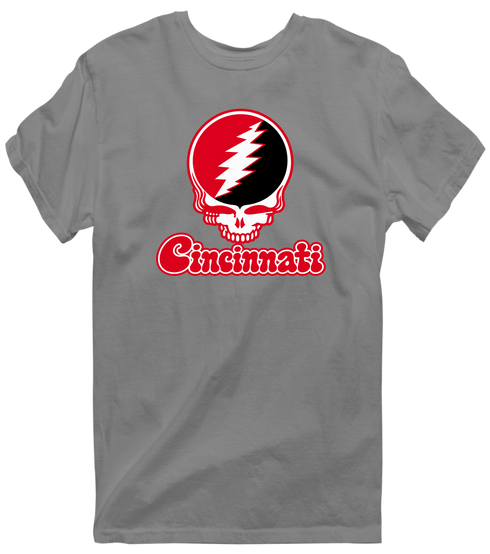 Cincinnati Stealie Premium Unisex T-Shirt — Design: Cincinnati University of — Dark Heather