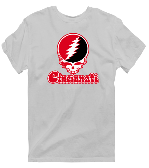 Cincinnati Stealie Premium Unisex T-Shirt — Design: Cincinnati University of — Sport Grey