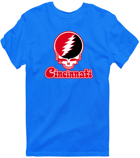 Cincinnati Stealie Premium Unisex T-Shirt — Design: Cincinnati University of — Royal