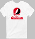 Cincinnati Stealie Premium Unisex T-Shirt — Design: Cincinnati University of — White