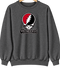 Cincinnati Baseball Stealie Grateful Dead Crewneck — Cincinnati Reds — Dark Heather