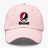 Cincinnati Baseball Stealie Grateful Dead Dad Hat — Cincinnati Reds — Pink