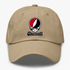 Cincinnati Baseball Stealie Grateful Dead Dad Hat — Cincinnati Reds — Khaki