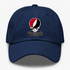 Cincinnati Baseball Stealie Grateful Dead Dad Hat — Cincinnati Reds — Navy