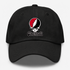 Cincinnati Baseball Stealie Grateful Dead Dad Hat — Cincinnati Reds — Black
