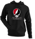 Cincinnati Baseball Stealie Grateful Dead Hoodie — Cincinnati Reds — Black