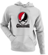 Cincinnati Baseball Stealie Grateful Dead Hoodie — Cincinnati Reds — Sport Grey