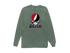 Cincinnati Baseball Stealie Grateful Dead Long-Sleeve — Cincinnati Reds — Light Green