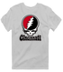 Cincinnati Baseball Stealie Grateful Dead T-Shirt — Cincinnati Reds — Sport Grey