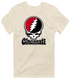 Cincinnati Baseball Stealie Grateful Dead T-Shirt — Cincinnati Reds — Sand