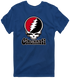 Cincinnati Baseball Stealie Grateful Dead T-Shirt — Cincinnati Reds — Navy