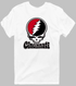 Cincinnati Baseball Stealie Grateful Dead T-Shirt — Cincinnati Reds — White