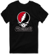 Cincinnati Baseball Stealie Grateful Dead T-Shirt — Cincinnati Reds — Black