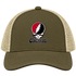 Cincinnati Baseball Stealie Grateful Dead Trucker Cap — Cincinnati Reds — Moss/Khaki