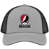 Cincinnati Baseball Stealie Grateful Dead Trucker Cap — Cincinnati Reds — Heather Grey/Black