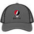 Cincinnati Baseball Stealie Grateful Dead Trucker Cap — Cincinnati Reds — Charcoal/Black